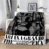 Singer Ariana Grande Printed Blanket Warm Flannel Blankets Soft And Comfortable Home Travel Blanket Bed Linings Birthday Gift