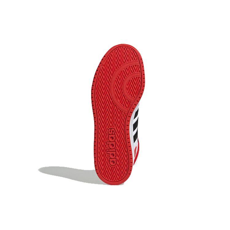 Adidas Neo Hoops 2.0 Mid Slip Resistant Durable High Top Skate Shoes Men Sneakers Black FV2730