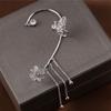 Zircon Luxury Fashion Jewelry Korean Style Ear Clip Girls Earring Butterfly Ear Hook Ear Bone Clip