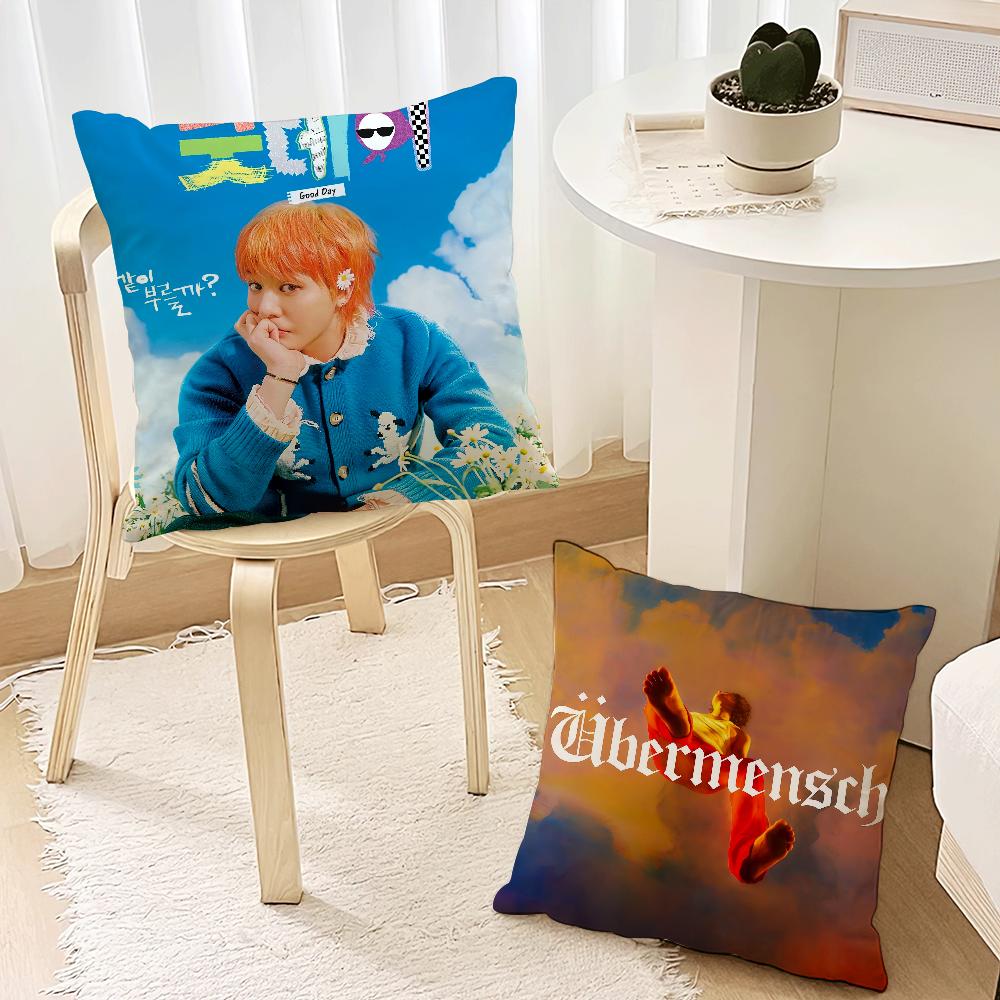 Hot Singer-G-Dragon-Drama cushion cover Sofa Living Room Bedroom Headboard Backrest Cushion Square Cushion Nap Time Pillow Case