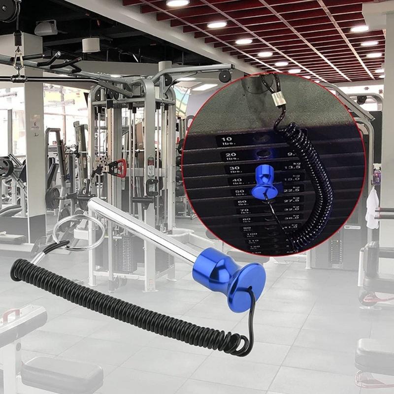Magnetic Weight Stacks with Laynard Aluminium Alloy Fitness Weight Stack Pin Strength Training Replacement Part