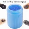 Čistič tlapek pro domácí mazlíčky Měkký silikonový kartáč na čištění nohou Přenosný ručník pro domácí mazlíčky Psy Kbelík na mytí nohou Čisticí kbelík Čisticí kartáč Potřeby