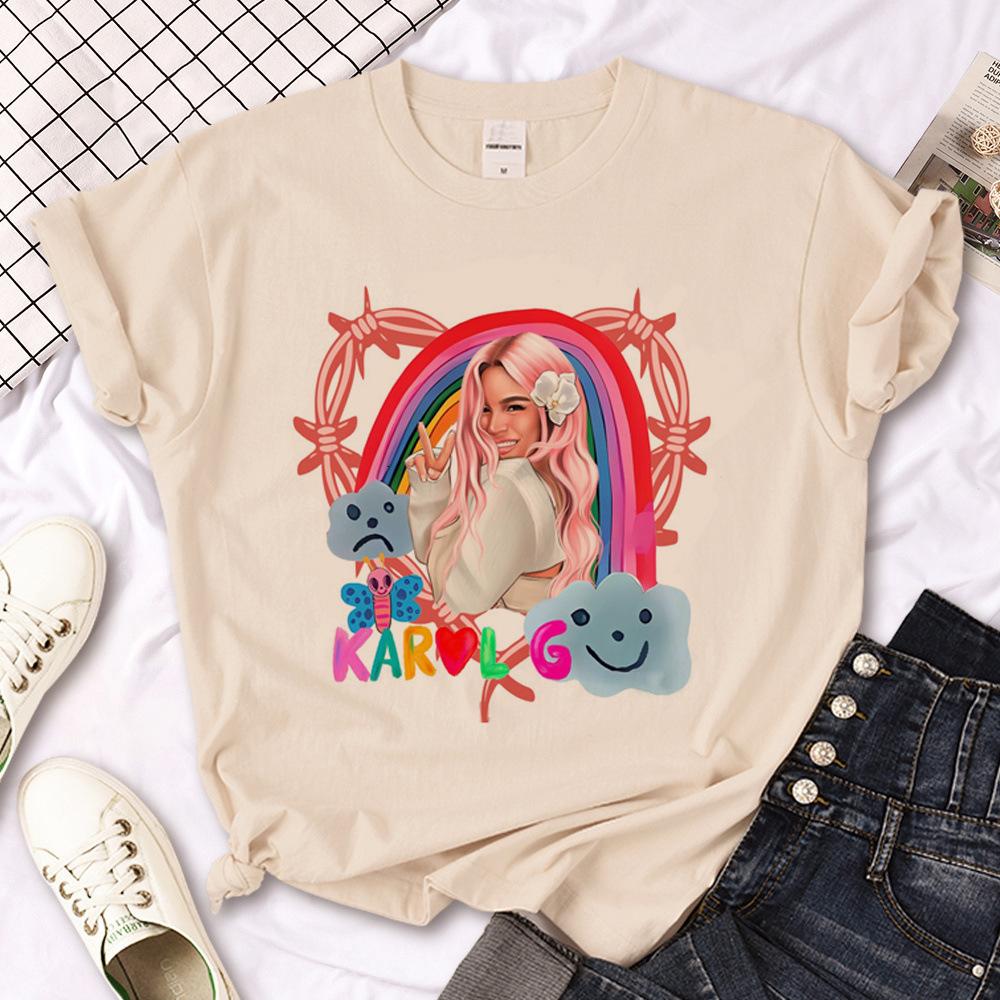 Singer Printed T-Shirt Fashion Trend Short Sleeve Cotton T-Shirt
