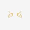 ESTELLE [Official] Women's Earrings, 10K Yellow Gold with Lemon Quartz, 0222-9394-0019-0000