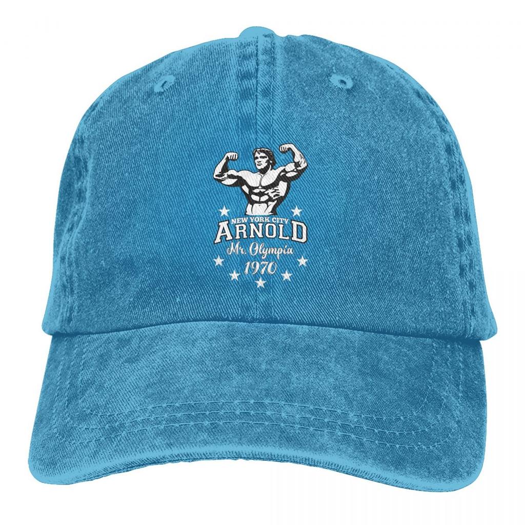 Cappellino da Baseball Mr Olympia Arnold Schwarzenegger Cappellini Vintage da Papà Arnold Schwarzenegger Cappellini Unisex Regolabili per l'Outdoor