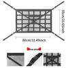 Car Roof Storage Mesh Pocket with Cross Direct Buckle - Dual Use Net for Car Roof Storage
