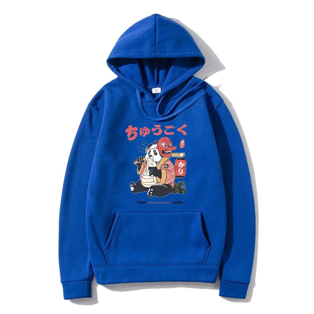 Hip Hop Harajuku Unisex's Hoodies Japanese Kanji Cartoon Hoodie Autumn Winter Funny Hooded Street Style Casual Sweatshirt Clothing