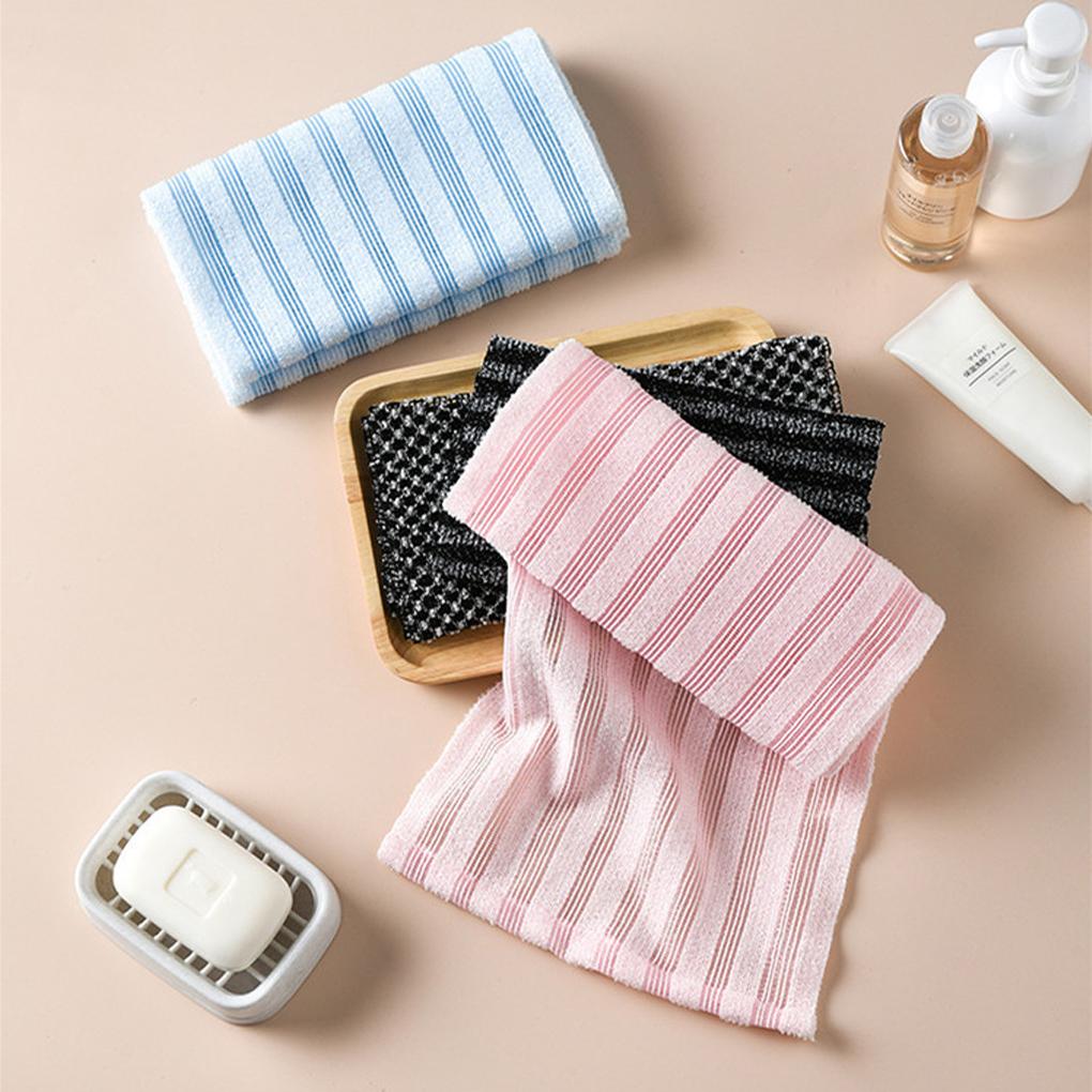 Exfoliating Washcloth Back Scrubber for Shower for Men Silver-Ion Multi-Function Foam Bath Towel Ultra-Long Exfoliating Towels