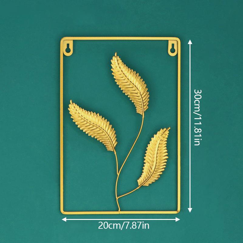 Závěsné dekorace Kovové nástěnné dekorace Závěsné závěsy Železná rostlina Závěs na stěnu