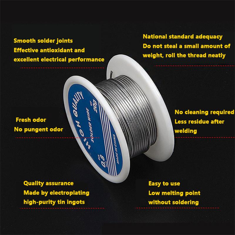 20/30/50/100g Electronic Soldering Wire Solder Wires Rosin Core Tin Multipurpose Welding Wire Flux Iron Wire Reel Household Tool