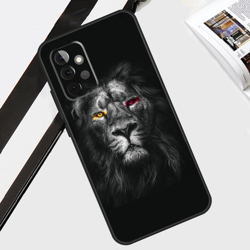 Lion Animal Case For Samsung Galaxy A55 A35 A15 A56 A36 A26 A16 A06 A54 A34 A14 A12 A22 A32 A52 A13 A53