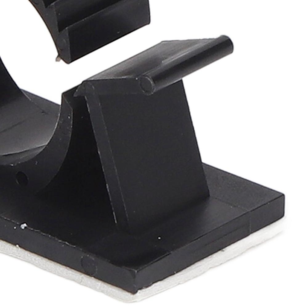 50pcs Adjustable Cable Clips Self Adhesive Cord Organizer Wire Management Clamps Home Office