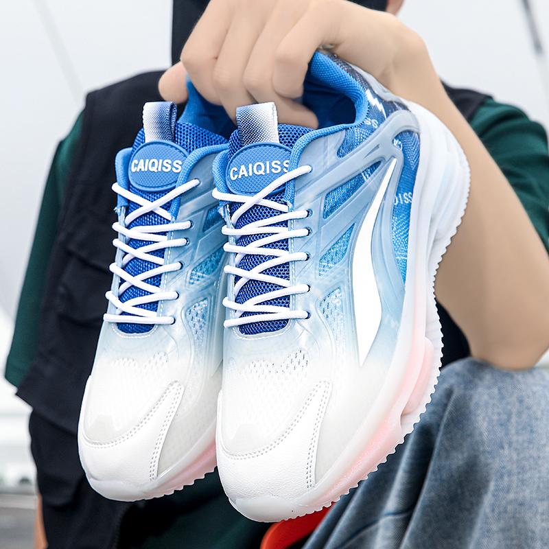 Men’s Sports Shoes Women Running Sneakers Basketball Shoes Thick Sole Height Increase Couple Unisex Jogging Shoes