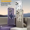 Metal Mesh Phone Case IPhone 15 Pro Max 14 With Magnetic Mount Cooling Vent Design