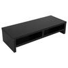 Desktop Monitor Stand LCD TV Laptop Rack Computer Screen Riser Shelf Platform Office Desk Black