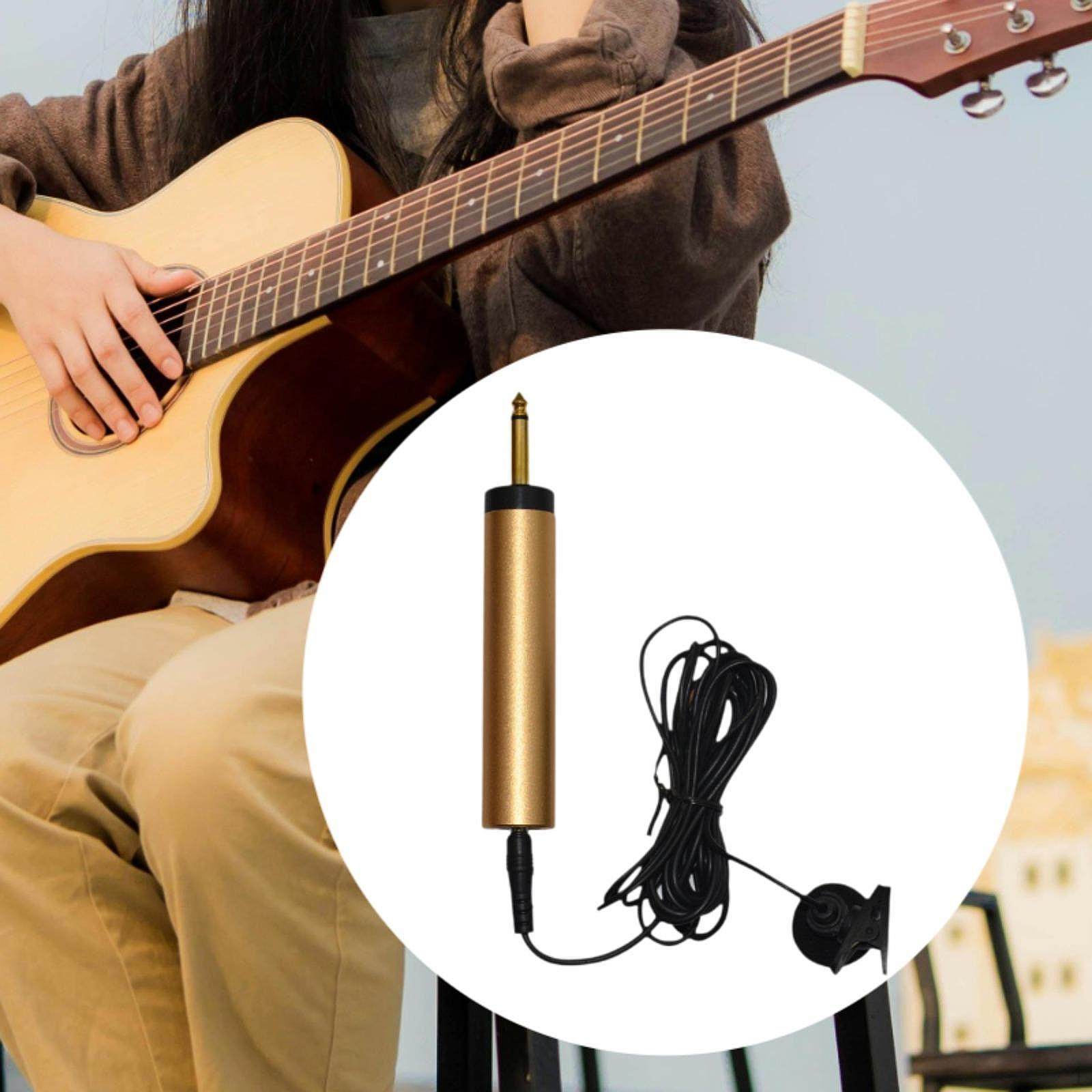 

Аудиоадаптер для инструментов Гитарный разъем Универсальный Музыкальный Прочный Прочный gold