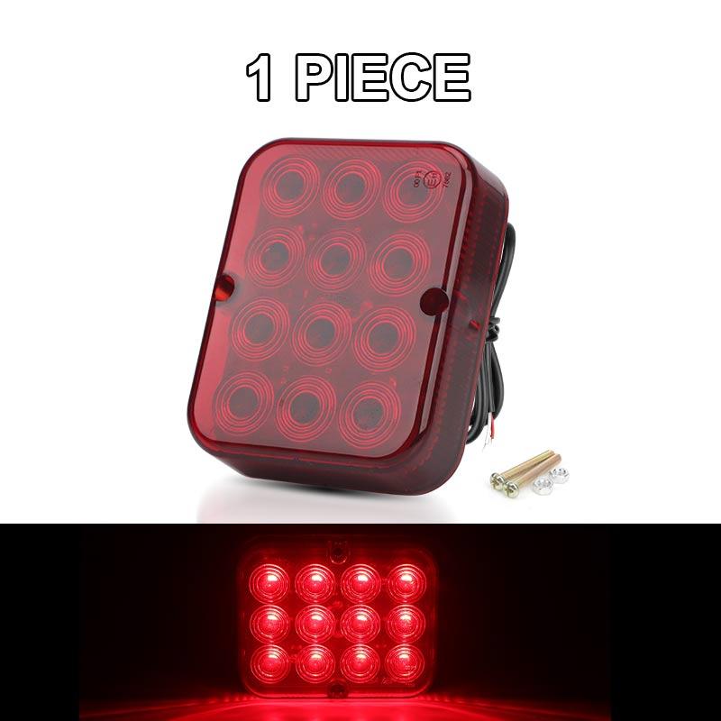 12V 24V 12 LED Rear Tail Light Fog Light Driving Lamps Safety Warning Brake Stop For Car Truck Trailer Boat Caravan Lorry Bus