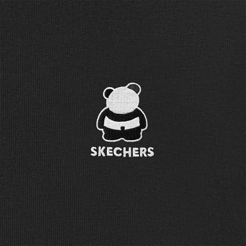 Skechers Fashion Series Comfortable Round Neck Pullover Short Sleeve T-Shirt Unisex Tops L325U100-0018