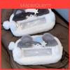 Plush Cat Pencil Case With Large Capacity For Students And Office Storage