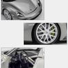 1:24 Porsche 918 Alloy Model sportovního vozu Tlakově litý kov Závodní vůz Model vozidla Model Simulace Kolekce Dekorativní ozdoby Dětské hračky Dárek pro chlapce