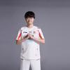 Li Ning Sports Lifestyle Series Letter Brand Logo Round Neck Short Sleeve T-Shirt 2024 Season WBG Team Unisex T-Shirt Off-White ATSU645-1