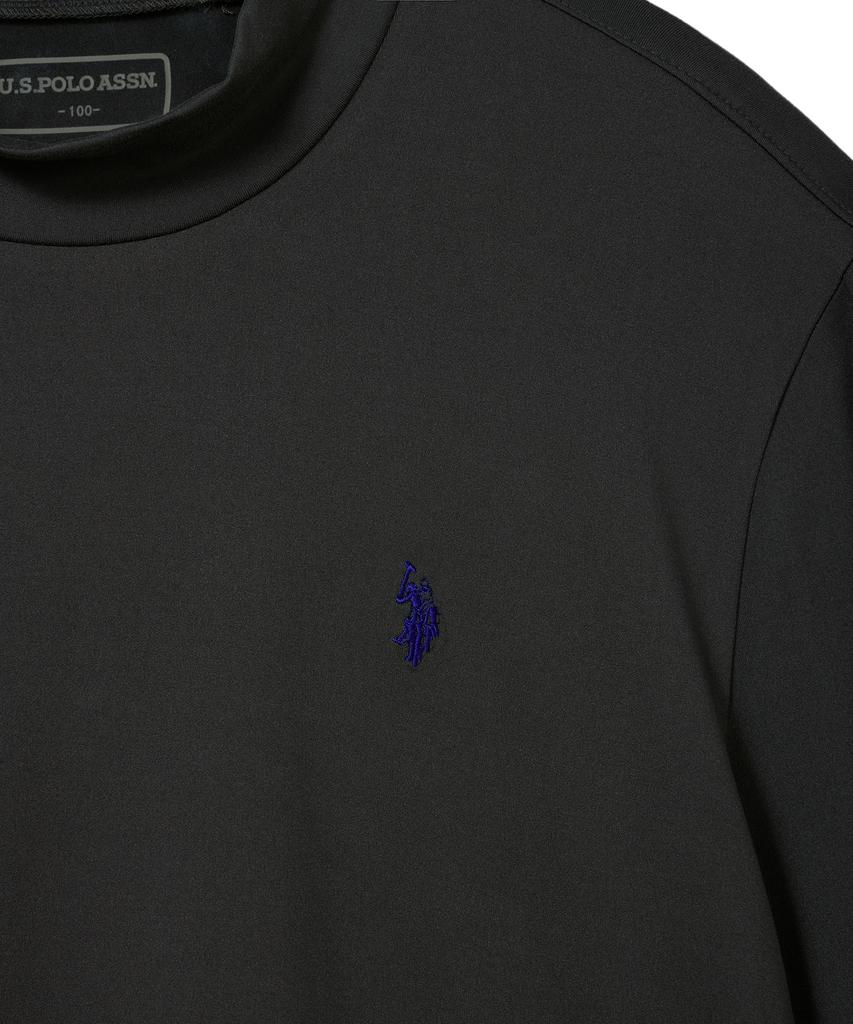USPOLOASSN Long Sleeve Double-Fleece Charcoal Gray