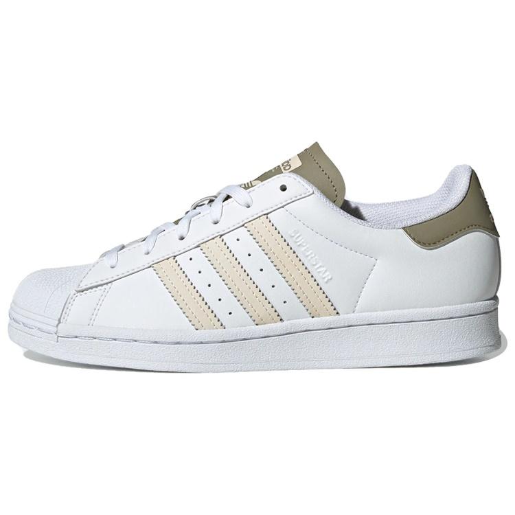 (WMNS) adidas Superstar  White Olive Green  Women s GW7256 EU 36⅔