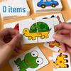 Early Learning DIY Puzzle Cards for Kids 0-3: Kindergarten Brain Development Toy