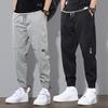 Men's Fashion Beach Pants Joggers Streetwear Sweatpants Casual Pants Loose Summer Solid Color Long Drawstring Streetwear