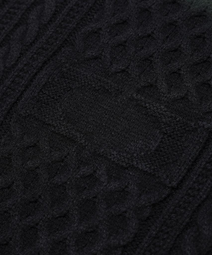CRITIC Wormhole Spray Cable Knit Black