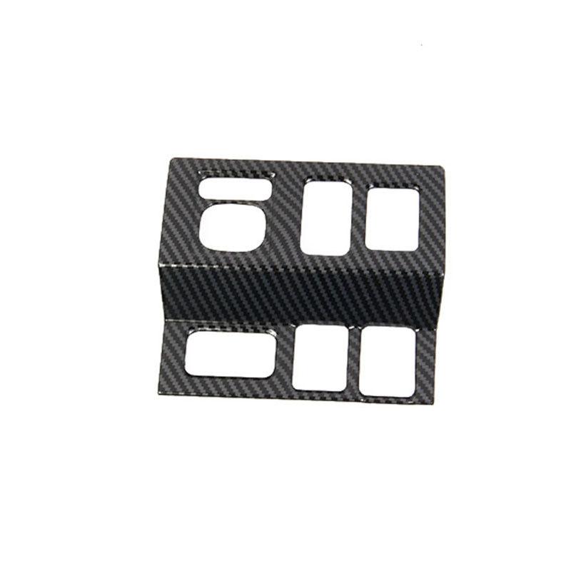 Carbon Fiber Car Headlight Switch Button Frame Cover Trim for Toyota Tundra 2014- Car Styling Interior Sticker