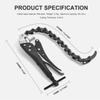 Rolling Chain Pipe Cutter Chain Lock-Grip Tailpipe Cutter Exhaust Pipe Cutter  Three-Way Catalytic