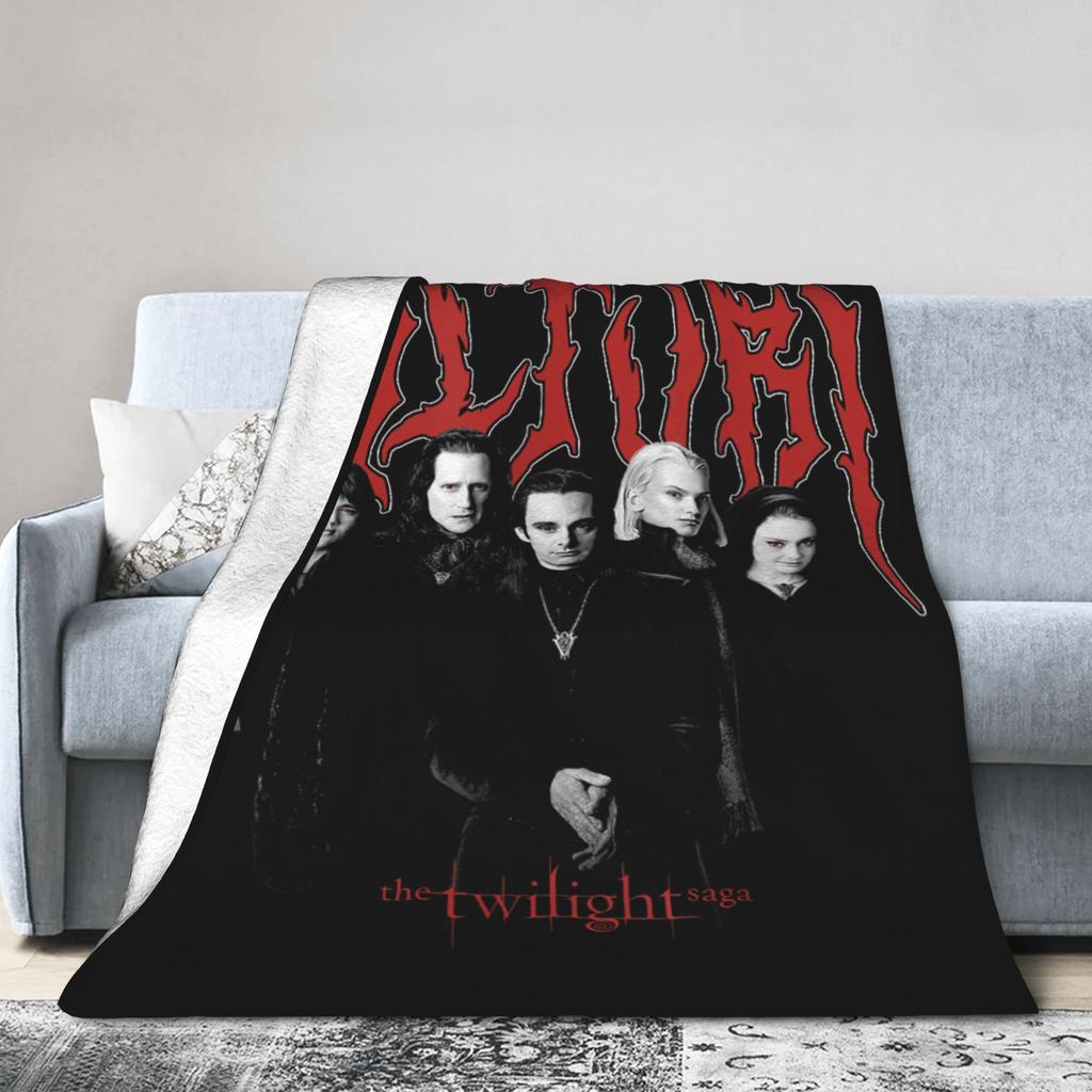 Twilight Saga Heavy Metal Volturi Group Fashion Blanket Movie Fuzzy Novelty Breathable Throw Fashion Blanket for Bedroom Spring Autumn Offic