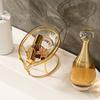 Soap Dish Box Bathroom Shower Soap Holder with Metal Bracket Drain Portable Leaf Shape Toilet Laundry Soap Rack Tray for Basin