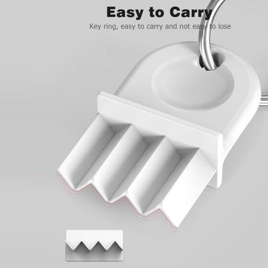 1 Set di chiavi per distributore di carta igienica Plug And Play, comodo distributore di carta igienica in metallo, set di chiavi per accessori da bagno