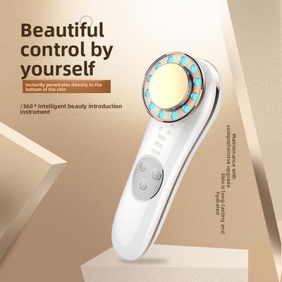 Introduzione di Ioni Detergente Elettrico Luce Calda per Ringiovanimento Strumento di Bellezza Strumento per Massaggio Viso