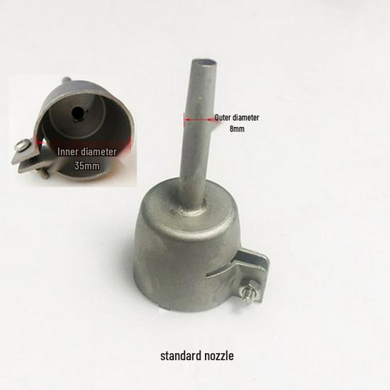 1600W Plastic Welding Hot Air Gun with Triangle Nozzle, Y Nozzle, Round Nozzle, 40mm Flat Nozzle