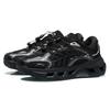 Li Ning Mountain Color Reflective Abrasion Resistant Breathable Low top Running Shoes Women's Black AGLR106-2