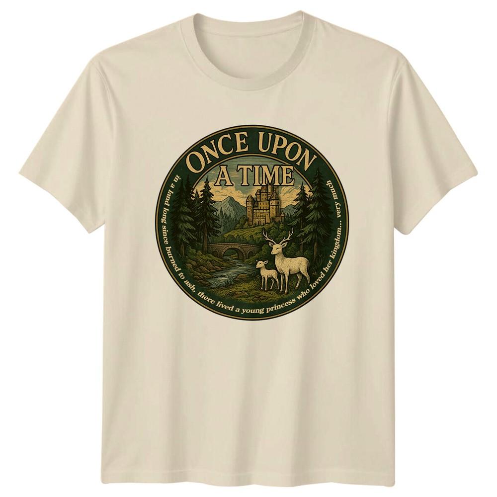 Once Upon A Time Fairytales Unisexs TShirt Unisexs Graphic Tee Story Unisex Top