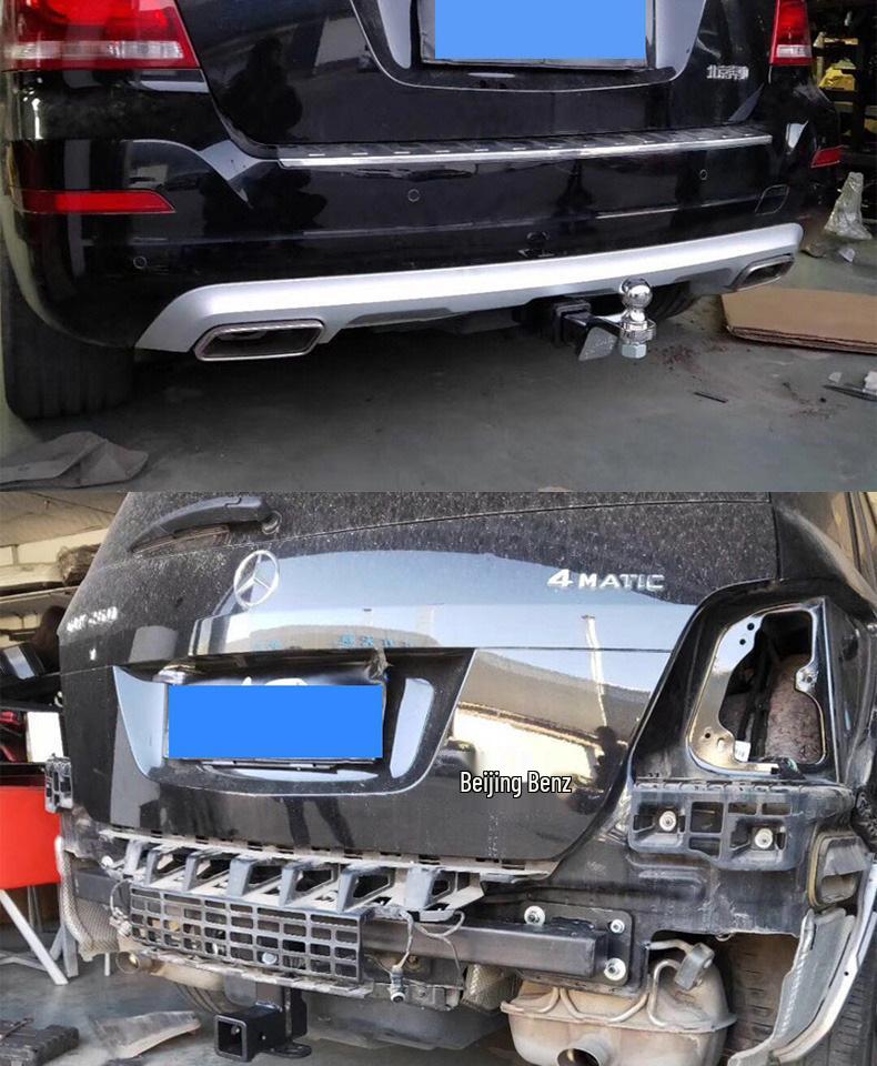 Compatible with Mercedes GLK200, GLK260, and 300/350 Rear Tow Hitch.