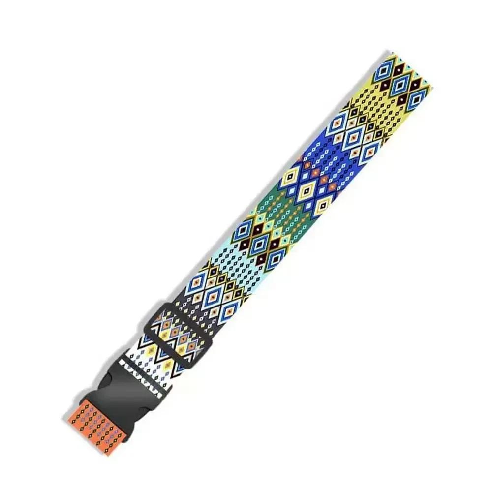 Polyester Fibre Luggage Buckle Strap Adjustable Anti-theft Baggage Tie Down Belt Anti-lost Elastic Suitcase Belts Travel Props