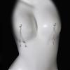 1 Pair Sexy Vintage Pearl Pendant Nipple Clip Chest Chain Suitable For Wearing At Nightclubs Parties And Valentine'S Day
