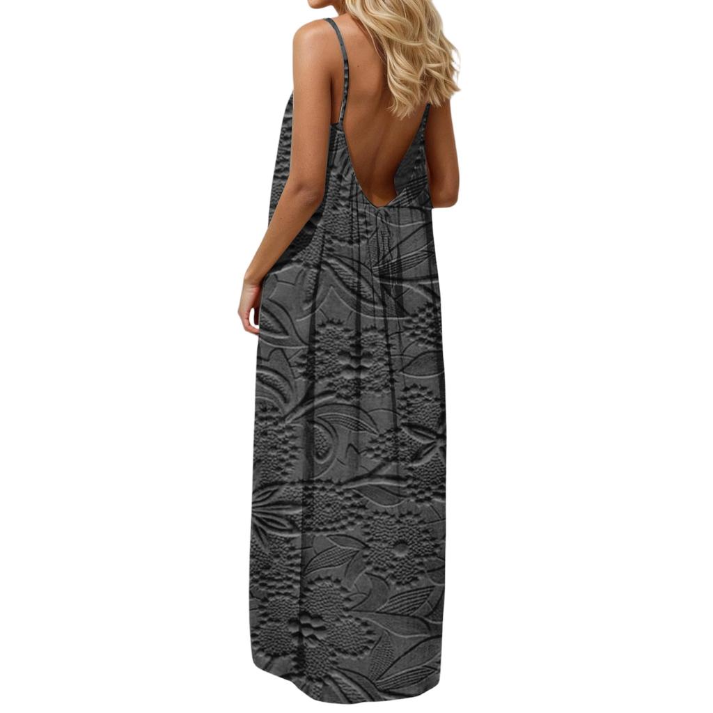 Women's Casual, Fashionable And Retro Printed Dress