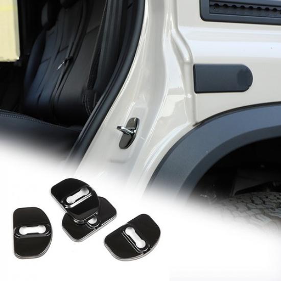 Schwarze Stahl-Autotür-Schlossriegel Schutzabdeckung für Ineos Grenadier -25