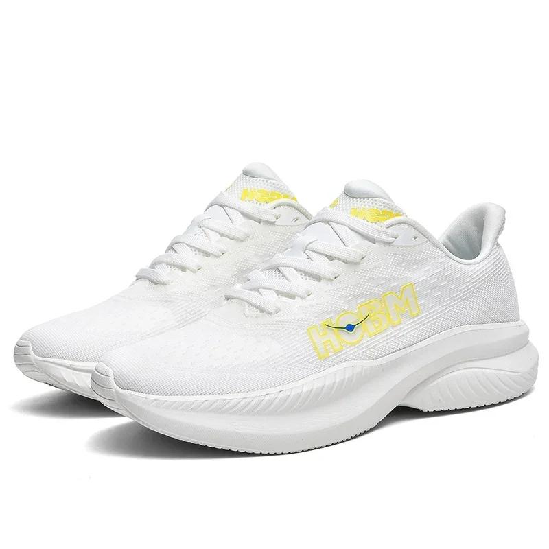 

HOBM мужские кроссовки для бега ультралегкие теннисные спортивные дышащие кроссовки Tenis Masculino черные сетчатые кроссовки для ходьбы повседневные кроссовки для бега 39 белый