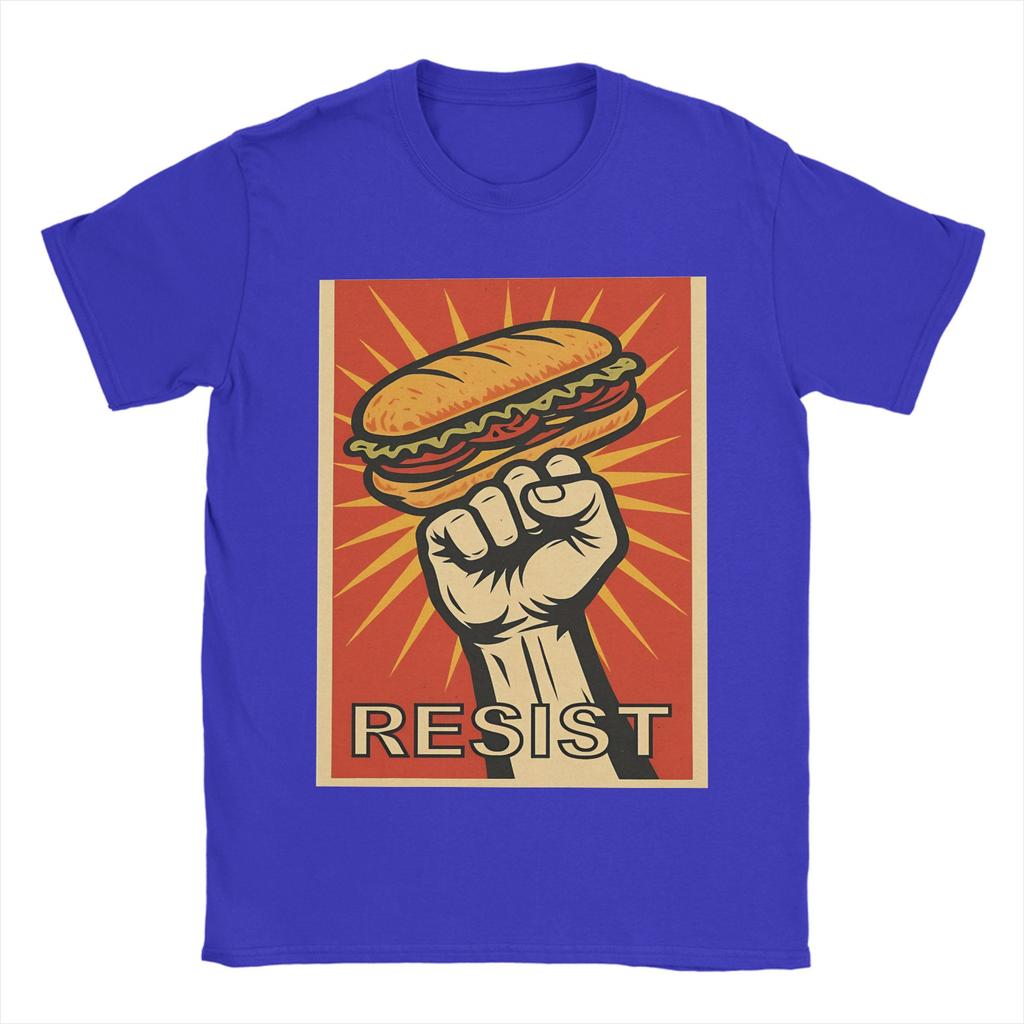 Men Dc Sandwich Guy T Shirt Pure Cotton Clothing Humor Short Sleeve Round Collar Tee Shirt 6XL T-Shirt