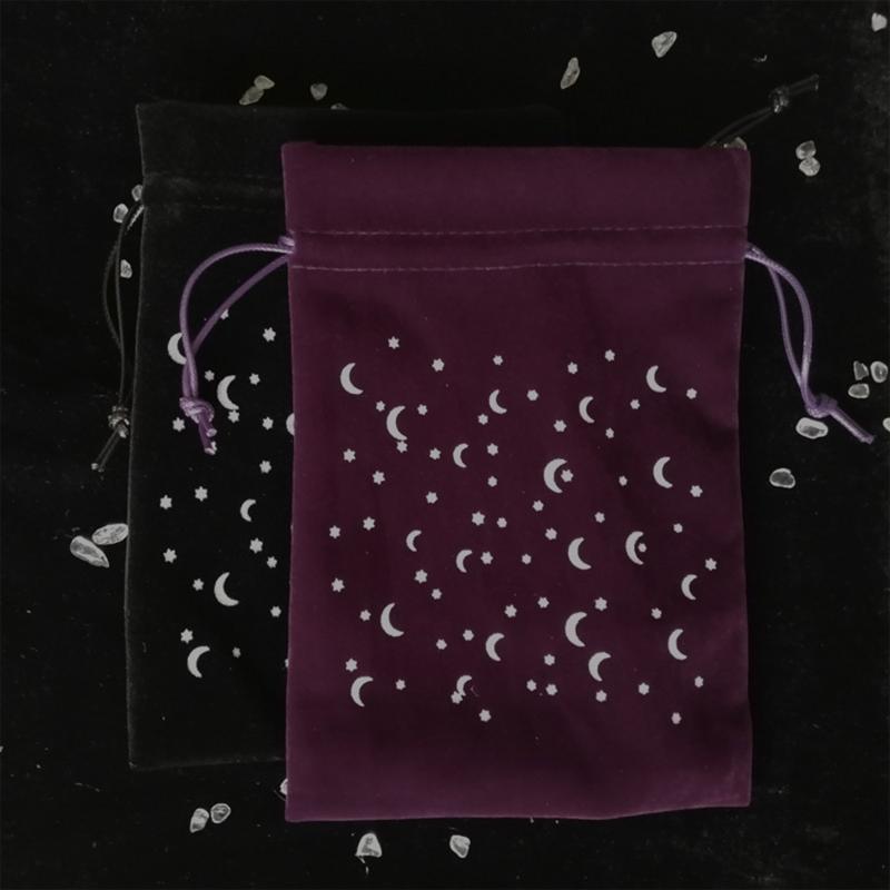 Péndulo de adivinación Mantel de adivinación Juego de mesa Tarot Bolsa de almacenamiento de terciopelo