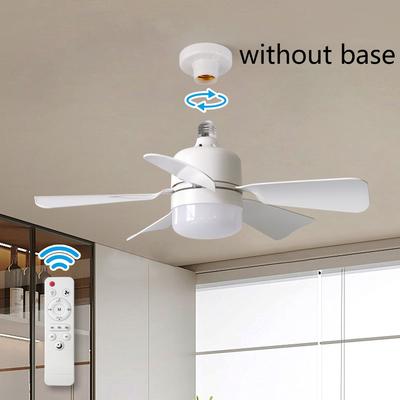 Ceiling Fans Light with Remote Control Dimmable Noiseless for Kitchen Office Bathroom Living Room Indoor Table Kid Room Study