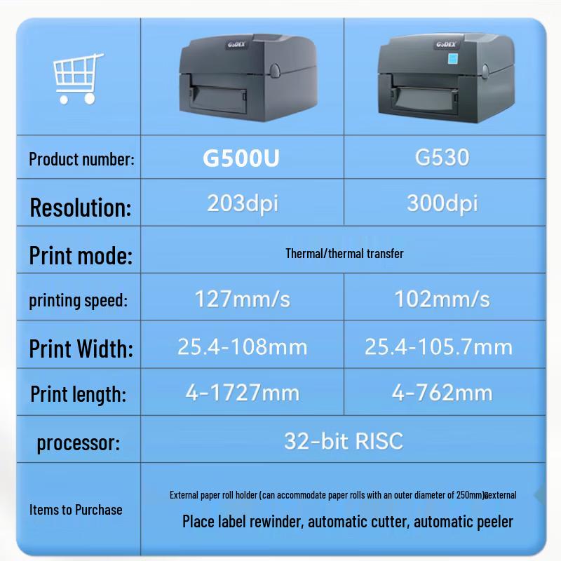 GODEX G530 Thermal Transfer Label Printer