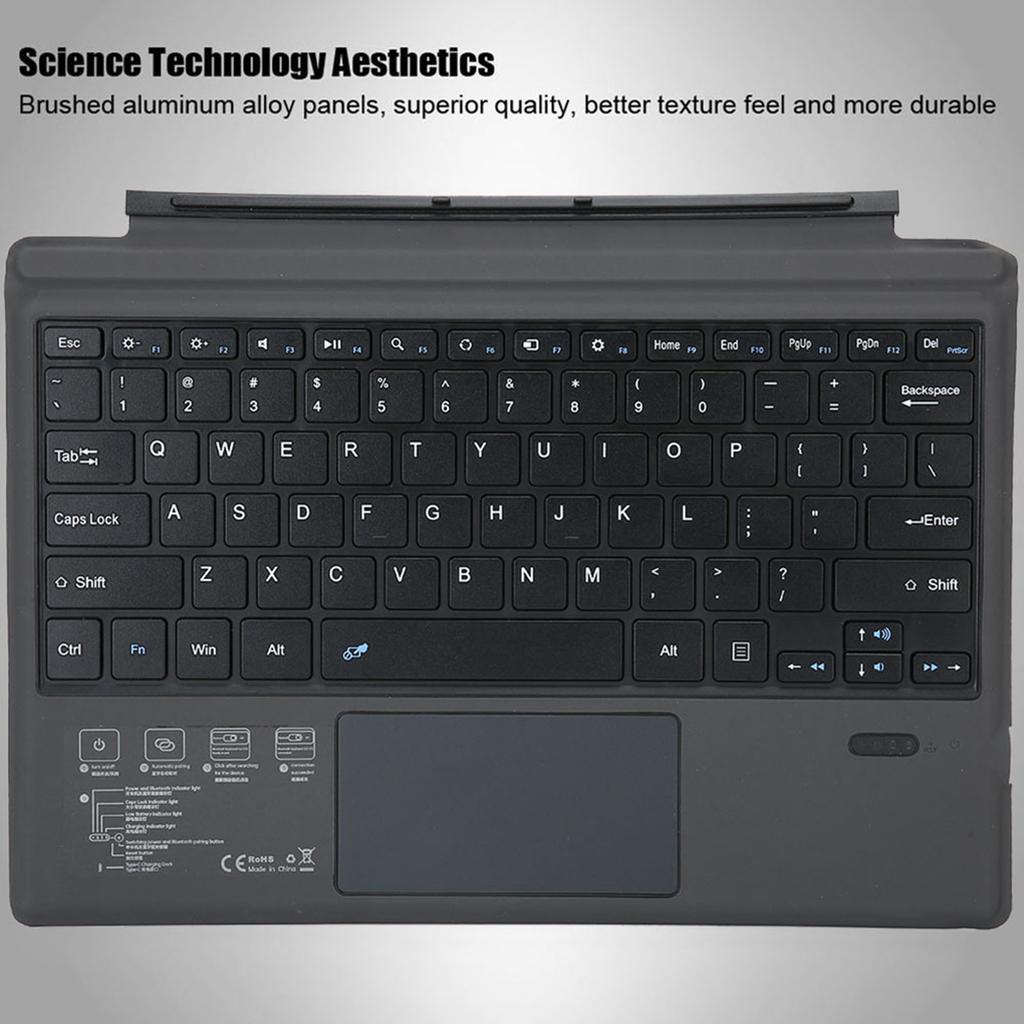 Bluetooth Wireless Magnetic Absorption Slim Keyboard For Microsoft surface pro3 4 5 Tablet PC
